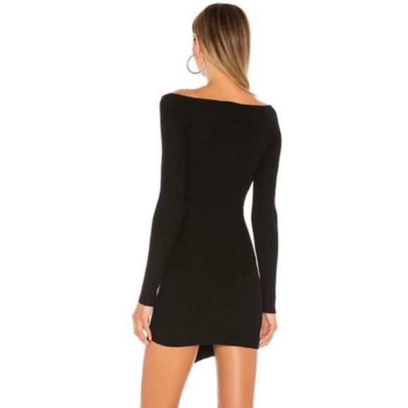 Superdown long sleeve ribbed dress - Picture 3 of 3